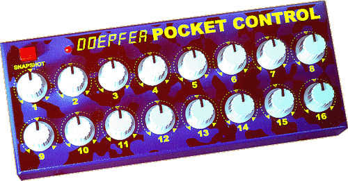 Midi Pocket Control Blue Edition